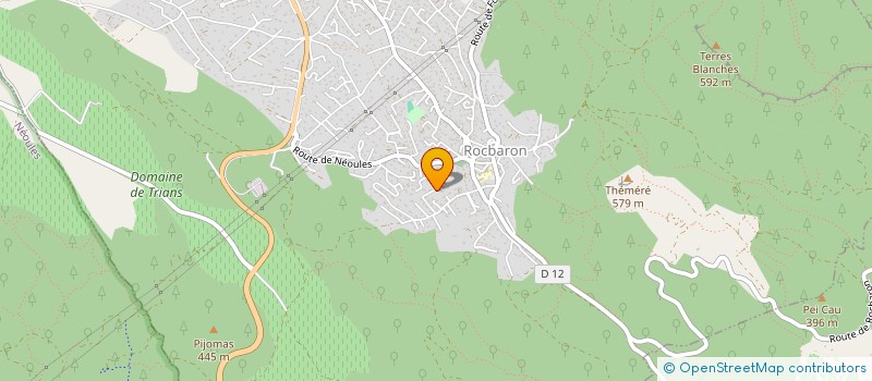 localisation de l'entreprise MONSIEUR GERARD TWARDY  LA ROQUEBRUSSANNE