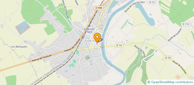 localisation de l'entreprise MONSIEUR GERARD VABRE à LISLE-SUR-TARN
