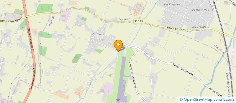 localisation de l'entreprise MONSIEUR GERARD VADROT  CHABEUIL