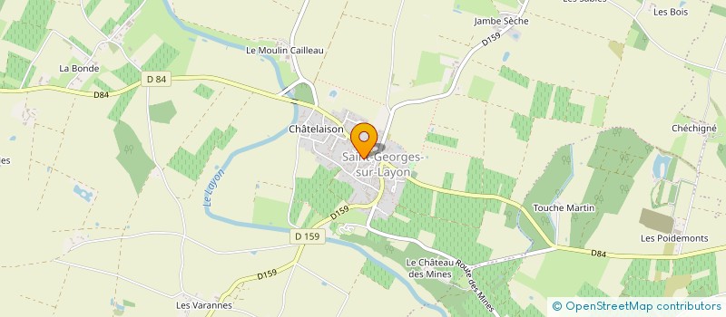localisation de l'entreprise MONSIEUR GERARD VALLEE  DOUE-EN-ANJOU
