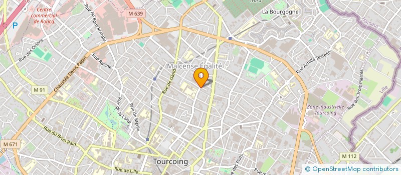 localisation de l'entreprise MONSIEUR GERARD VAN CALSTER  TOURCOING