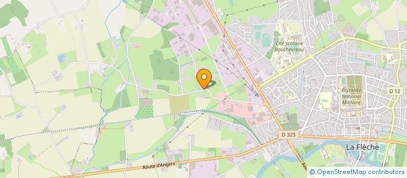 localisation de l'entreprise MONSIEUR GERARD VAN POUCKE  LA FLECHE