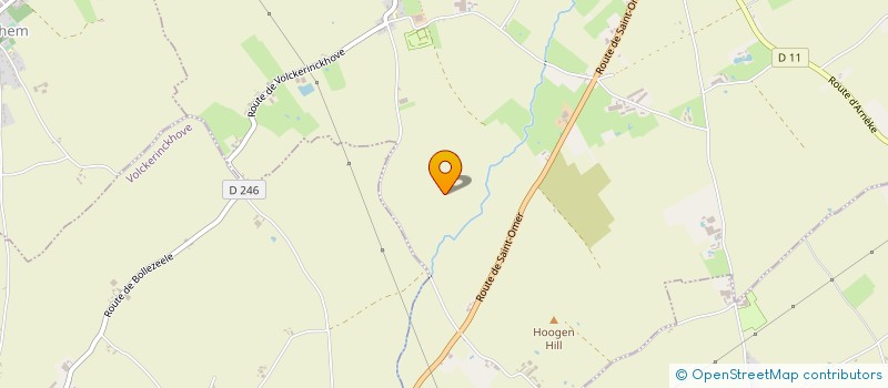 localisation de l'entreprise MONSIEUR GERARD VANBECELAERE  BOLLEZEELE