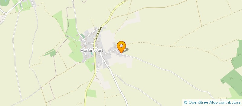 localisation de l'entreprise MONSIEUR GERARD VANDENBULKE  MORLANCOURT