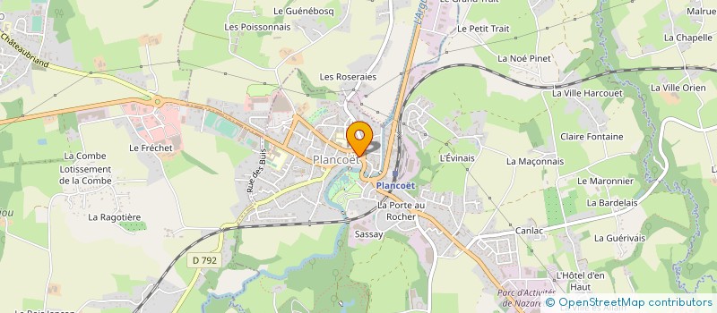 localisation de l'entreprise MONSIEUR GERARD VANDIER  PLANCOET