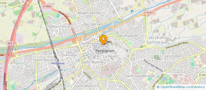 localisation de l'entreprise MONSIEUR GERARD VANGEENE  PERPIGNAN