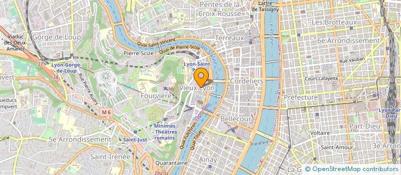 localisation de l'entreprise MONSIEUR GERARD VANIER  LYON