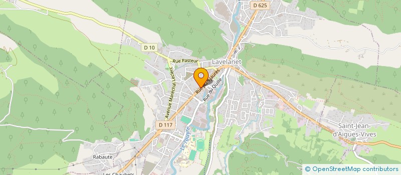 localisation de l'entreprise MONSIEUR GERARD VANNIER à LAVELANET