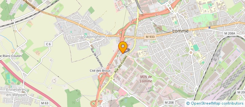 localisation de l'entreprise MONSIEUR GERARD VANROYEN à LILLE