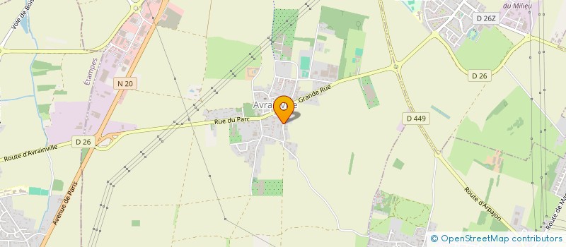 localisation de l'entreprise MONSIEUR GERARD VASSORT  AVRAINVILLE