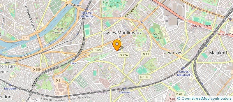 localisation de l'entreprise MONSIEUR GERARD VAUTIER à ISSY-LES-MOULINEAUX