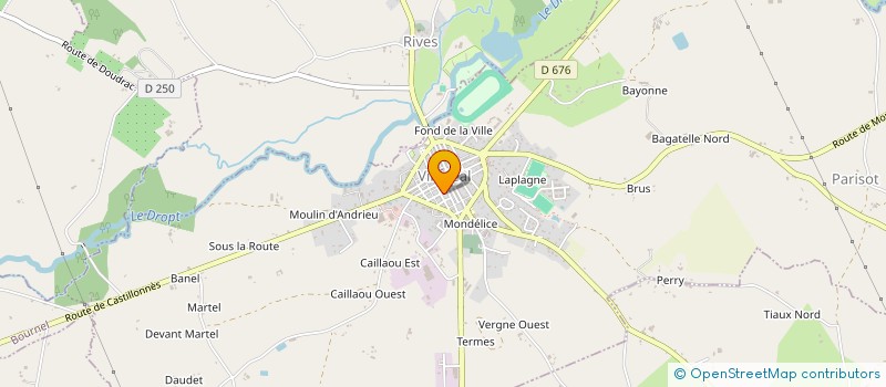 localisation de l'entreprise MONSIEUR GERARD VAZELLE  PARRANQUET