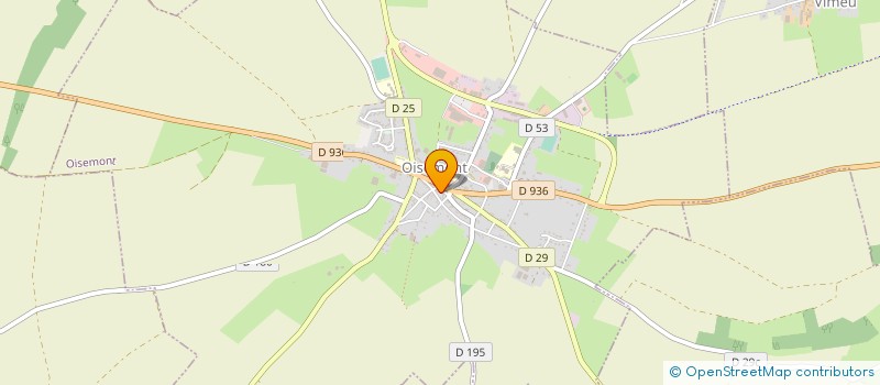 localisation de l'entreprise MONSIEUR GERARD VEAU à OISEMONT