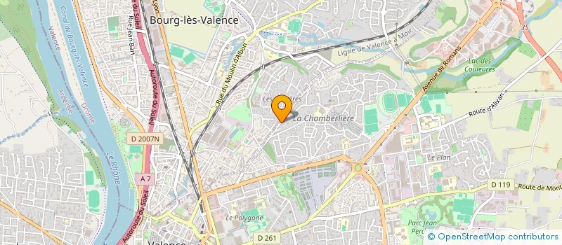 localisation de l'entreprise MONSIEUR GERARD VENDEMIE à VALENCE