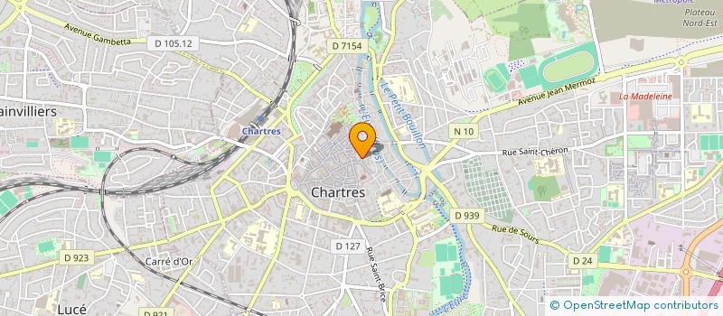 localisation de l'entreprise MONSIEUR GERARD VENDRELY à CHARTRES