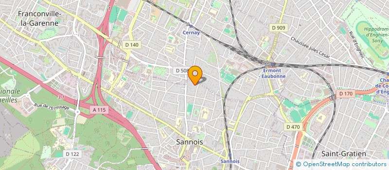 localisation de l'entreprise MONSIEUR GERARD VERGEZ-VICAT  SANNOIS