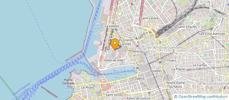 localisation de l'entreprise MONSIEUR GERARD VERGNE à MARSEILLE