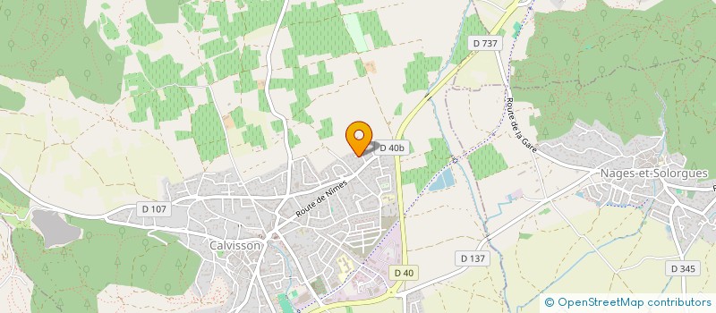 localisation de l'entreprise MONSIEUR GERARD VERHOEST  CALVISSON