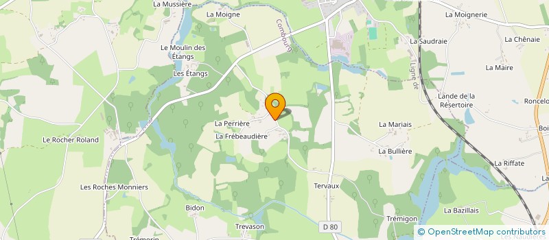 localisation de l'entreprise MONSIEUR GERARD VERMET à COMBOURG