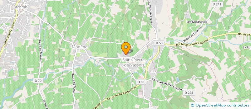 localisation de l'entreprise MONSIEUR GERARD VETTARD à SAINT-PIERRE-DE-VASSOLS