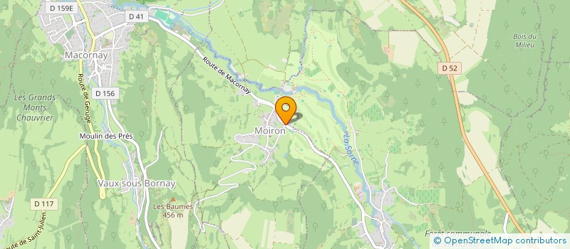 localisation de l'entreprise MONSIEUR GERARD VEYLAND  MACORNAY