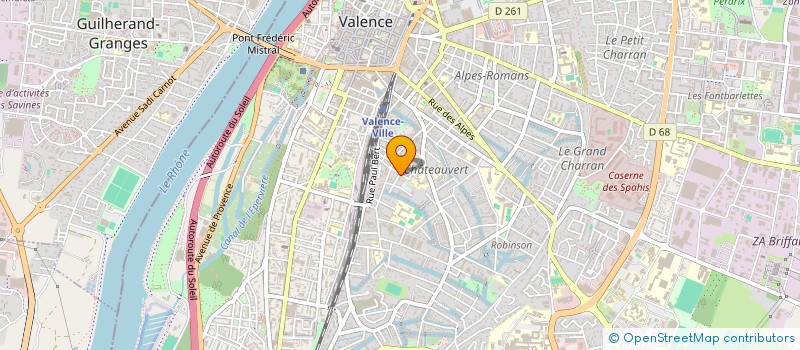 localisation de l'entreprise MONSIEUR GERARD VIALET à VALENCE