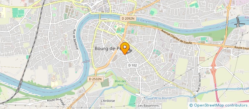 localisation de l'entreprise MONSIEUR GERARD VIALLE  BOURG-DE-PEAGE