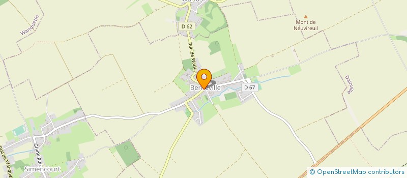 localisation de l'entreprise MONSIEUR GERARD VIART  SIMENCOURT