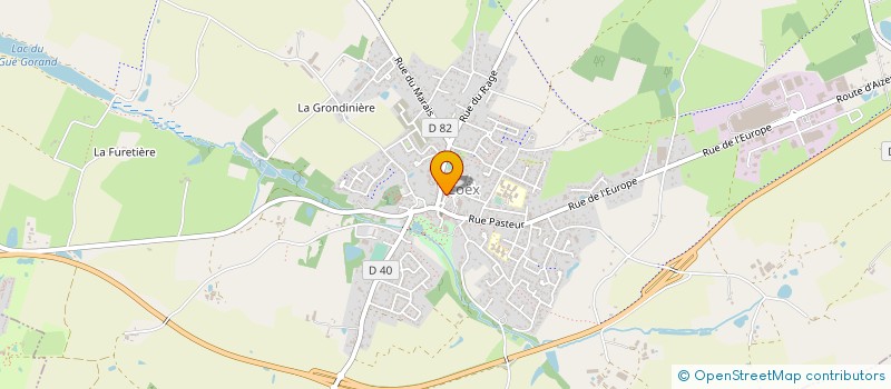 localisation de l'entreprise MONSIEUR GERARD VIAUD à LANDEVIEILLE