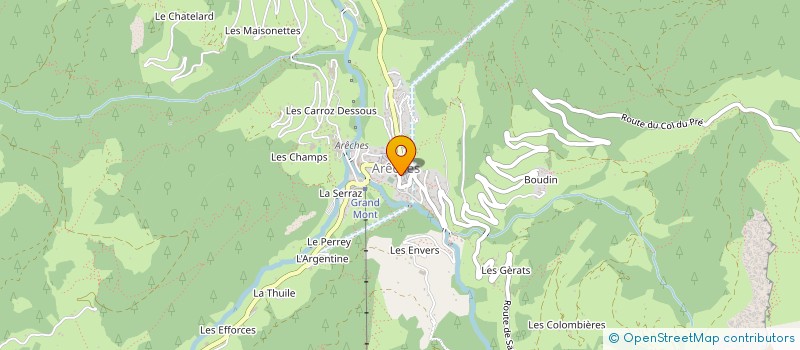 localisation de l'entreprise MONSIEUR GERARD VIBERT  BEAUFORT