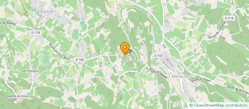 localisation de l'entreprise MONSIEUR GERARD VIDAL  OPPEDE