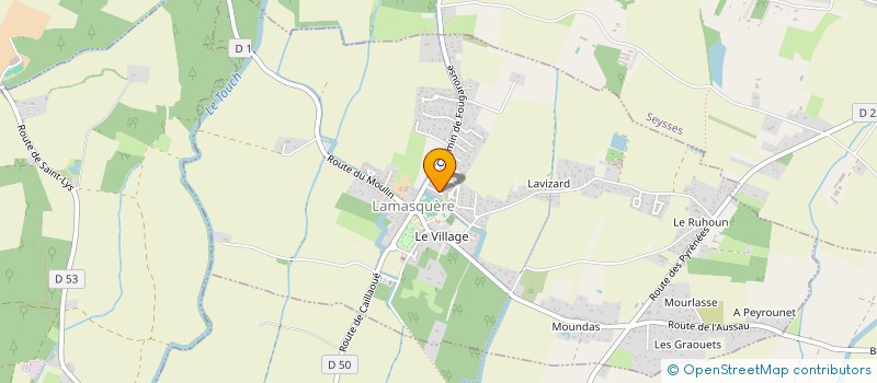 localisation de l'entreprise MONSIEUR GERARD VIDAL à LAMASQUERE
