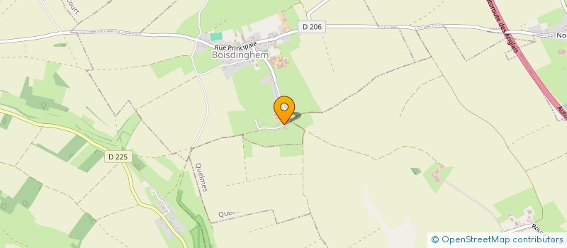 localisation de l'entreprise MONSIEUR GERARD VIEILLARD  BOISDINGHEM