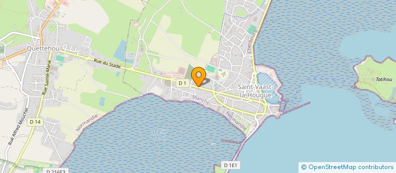 localisation de l'entreprise MONSIEUR GERARD VIEILLOT  SAINT-VAAST-LA-HOUGUE