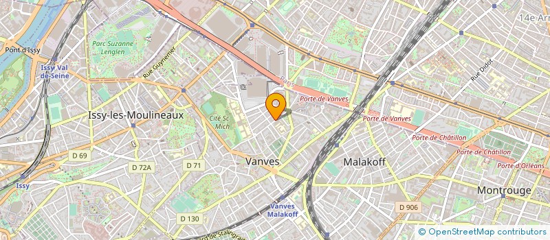 localisation de l'entreprise MONSIEUR GERARD VIGEON à VANVES