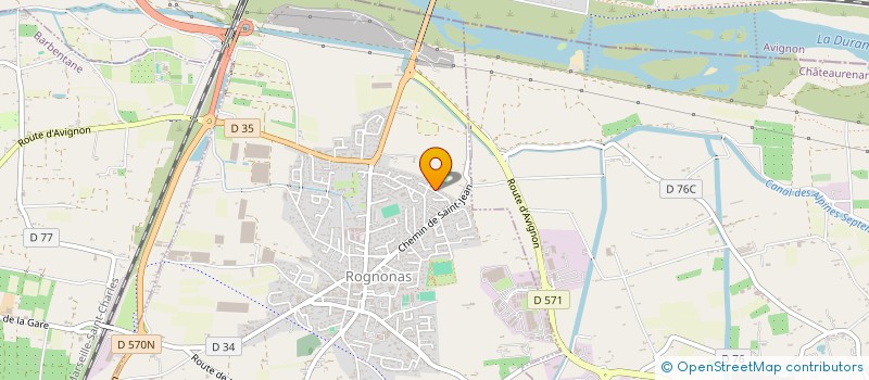 localisation de l'entreprise MONSIEUR GERARD VIGNAUD  ROGNONAS