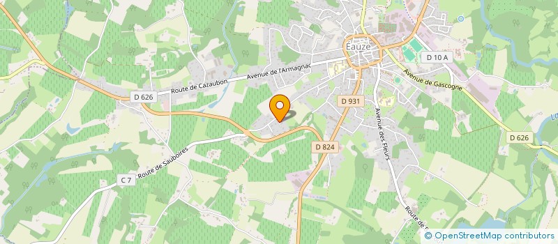 localisation de l'entreprise MONSIEUR GERARD VIGNES  EAUZE