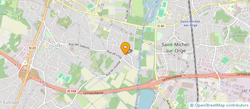 localisation de l'entreprise MONSIEUR GERARD VILAIN à LONGPONT-SUR-ORGE