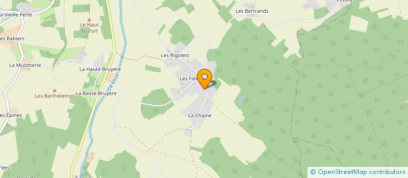 localisation de l'entreprise MONSIEUR GERARD VINCENT à LA FERTE-LOUPIERE