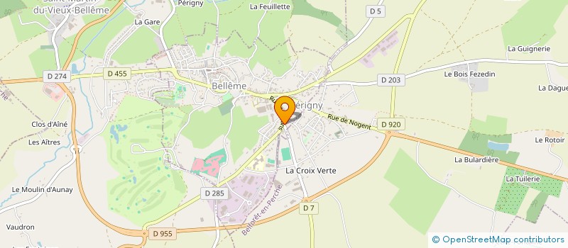 localisation de l'entreprise MONSIEUR GERARD VIRLOUVET à BELFORET-EN-PERCHE