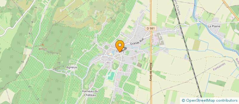 localisation de l'entreprise MONSIEUR GERARD VITTEAUT  RULLY