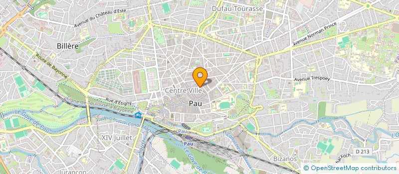 localisation de l'entreprise MONSIEUR GERARD VIVE à PAU