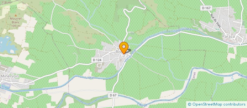 localisation de l'entreprise MONSIEUR GERARD VIVEN  ROUBIA