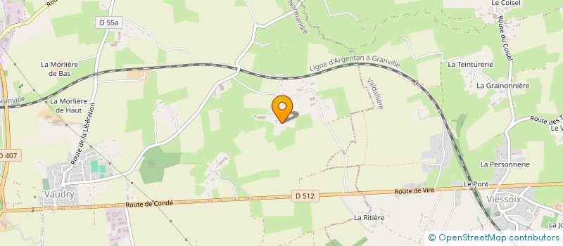 localisation de l'entreprise MONSIEUR GERARD VOIVENEL à VAUDRY