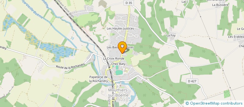 localisation de l'entreprise MONSIEUR GERARD VOUVET à SIREUIL