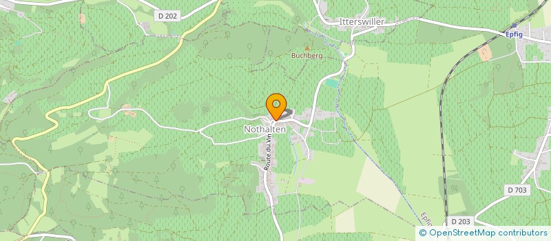 localisation de l'entreprise MONSIEUR GERARD WAEGELL  NOTHALTEN