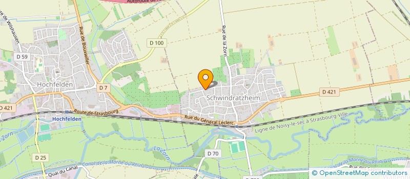 localisation de l'entreprise MONSIEUR GERARD WERNERT  SCHWINDRATZHEIM