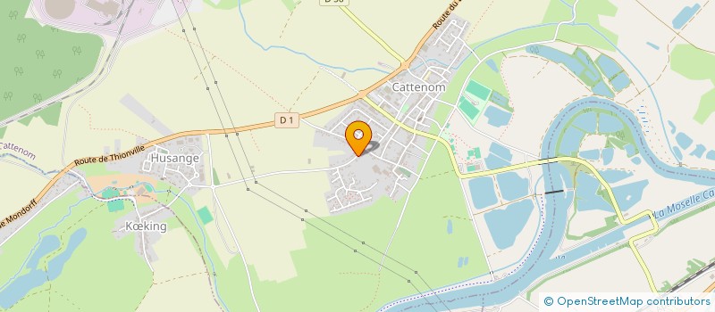 localisation de l'entreprise MONSIEUR GERARD WILTZIUS  CATTENOM