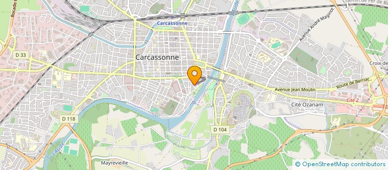 localisation de l'entreprise MONSIEUR GERARD WOLSZCZAK à CARCASSONNE