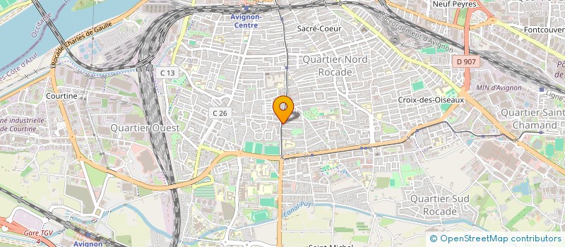 localisation de l'entreprise MONSIEUR GERARD YUNG  AVIGNON